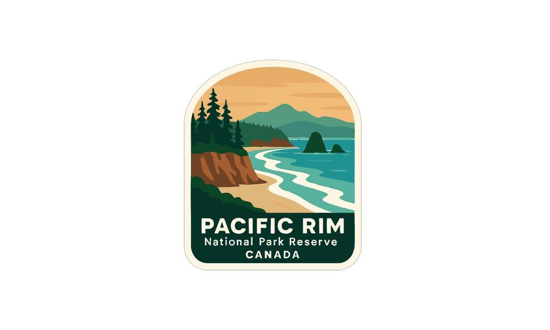 Pacific Rim Canada National Park Sticker Decal Vinyl Die-cut World ...
