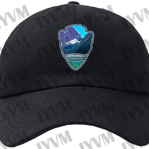 North Cascades National Park Baseball Cap Hat Hook & Loop Closure - US National Parks Series