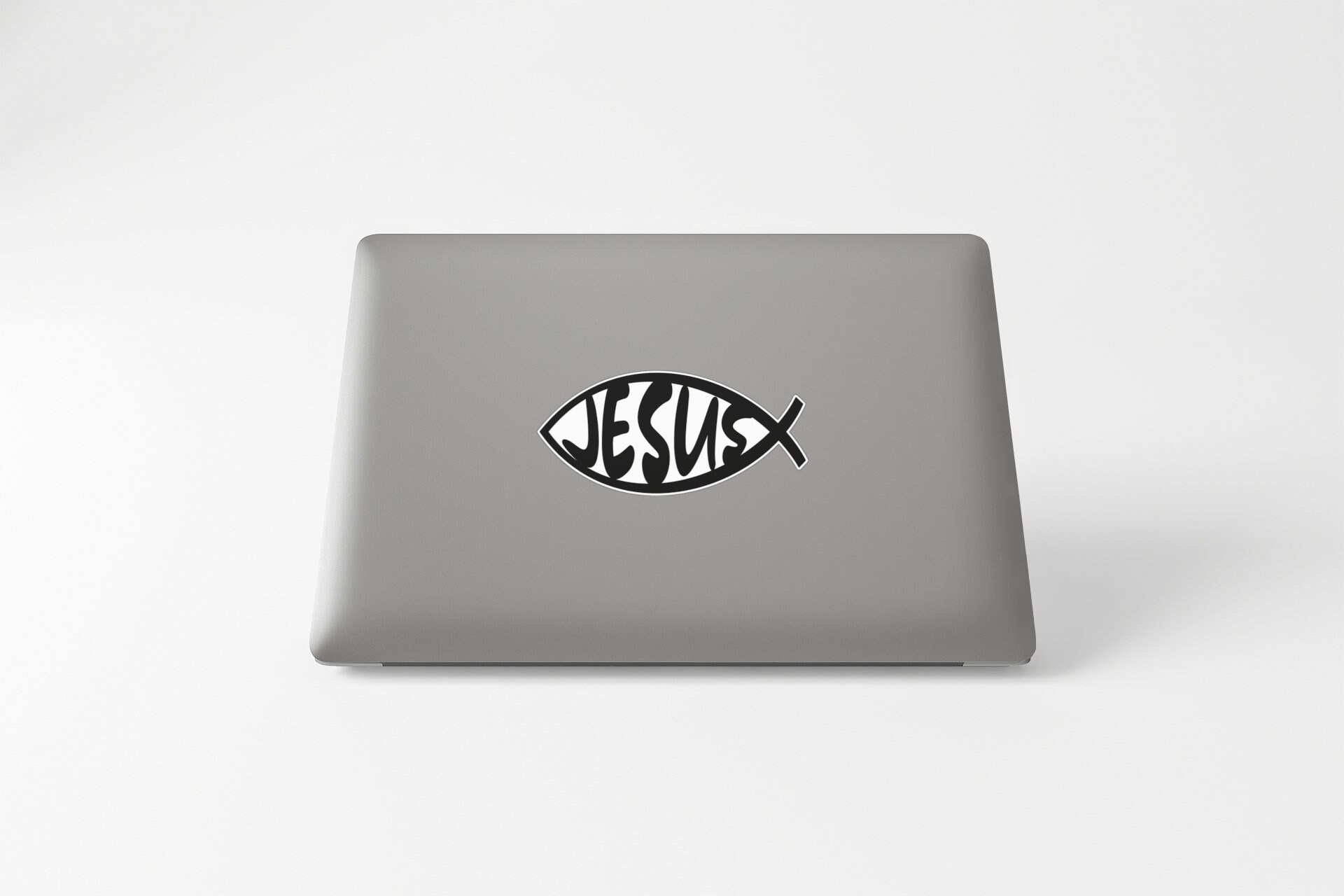 Christian Fish Ichthys Decal Sticker Vinyl Decal God Jesus Holy Spirit ...