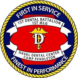 Adesivo de emblema do Corpo de Fuzileiros Navais dos EUA Decalque do 1º Batalhão Dental Adesivo de carro para emblema de carro