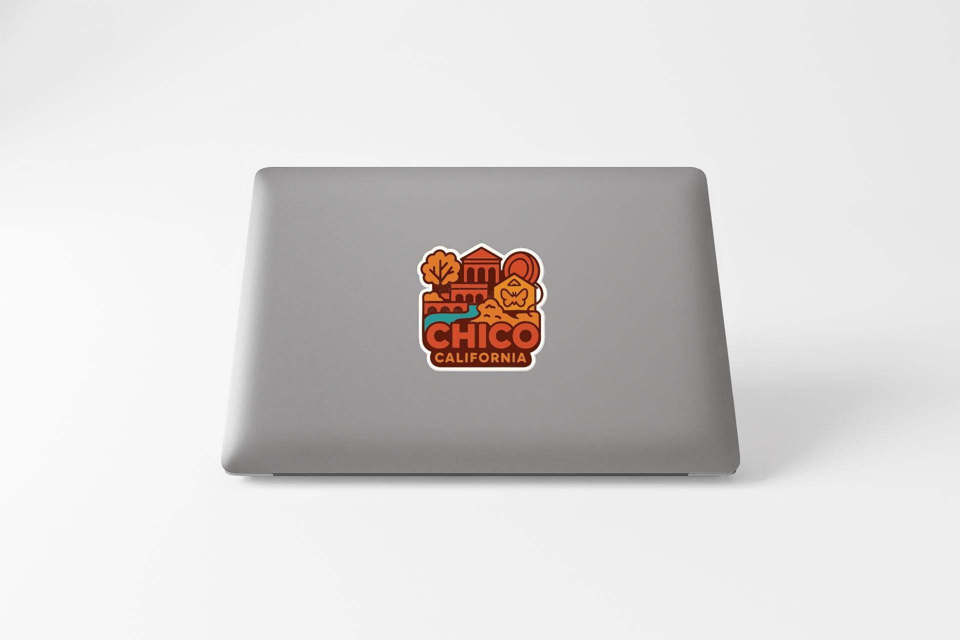 Chico California Sticker Decal Vinyl Die-cut City Skyline Landmark