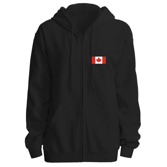 Canada Flag Unisex Full zip Hoodie A mari usque ad mare Ottawa Canadian Maple Leaf