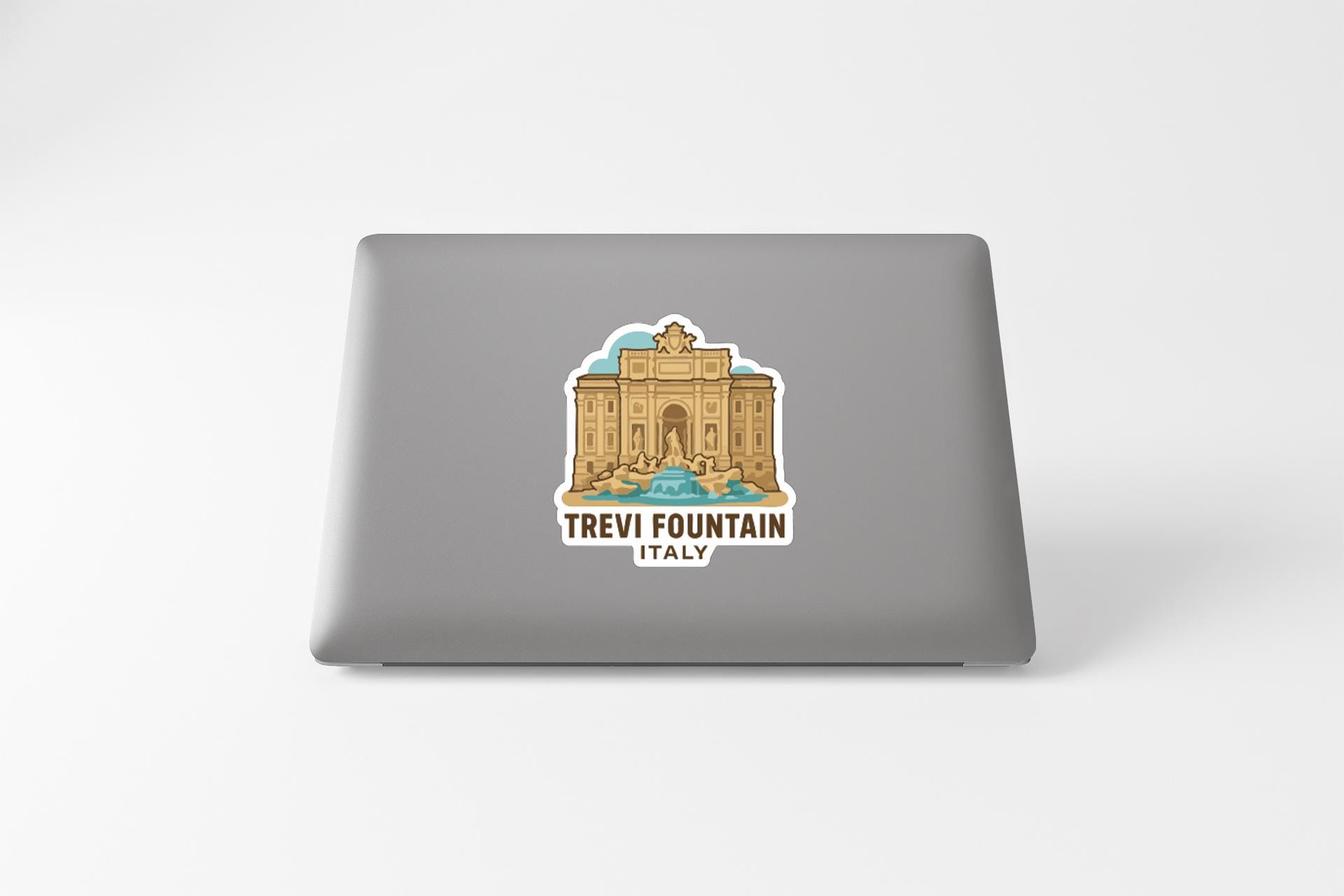 Autocollant Décalcomanie Fontaine De Trevi Italie - Vinyle Die-cut, Design Symbole, Neuf