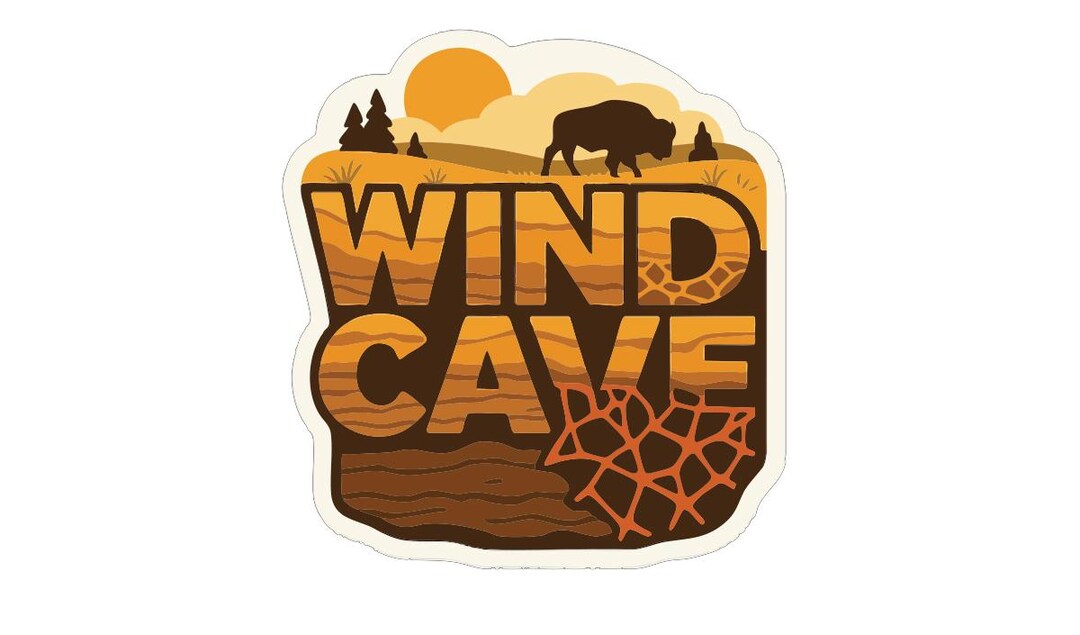 Wind Cave National Park Decal Sticker - US National Parks Series - Etsy
