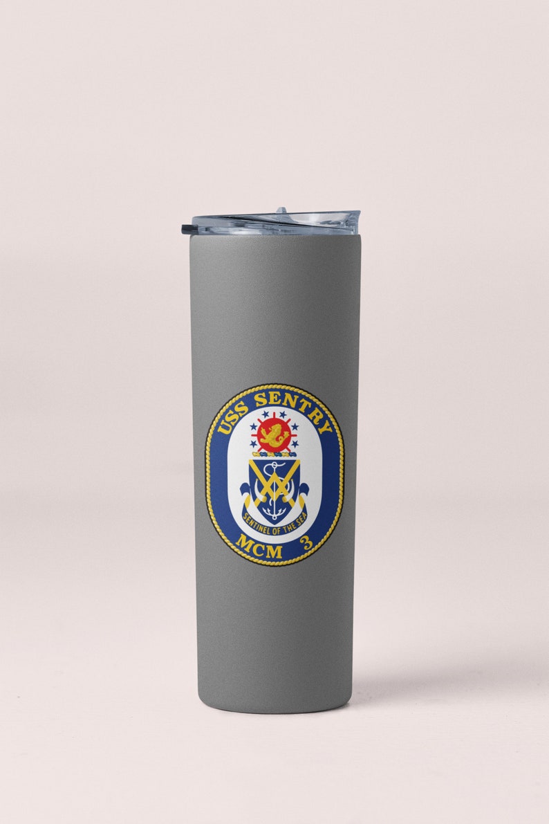 Countermeasures Sticker USS Sentry MCM-3 Badge Sticker Decal Avenger Class Mine Countermeasures ...