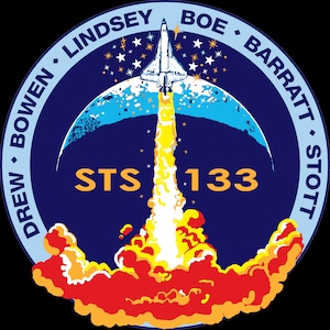 NASA STS-133 missie patch sticker sticker ontdekking NASA Space Shuttle missie