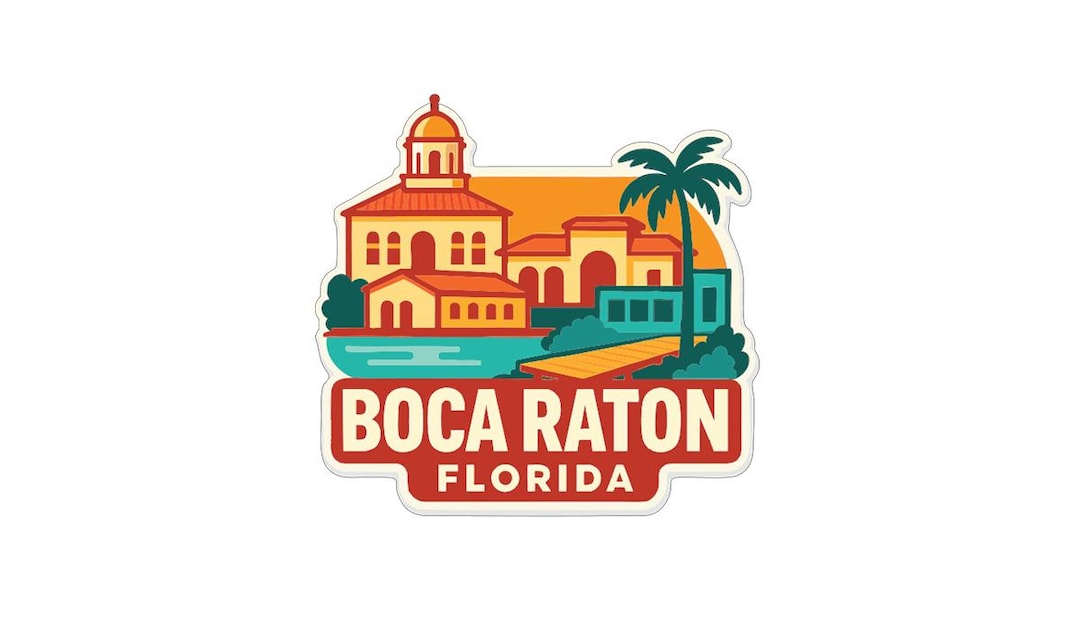 Boca Raton Iron on Heat Transfer Vinyl HTV - Etsy