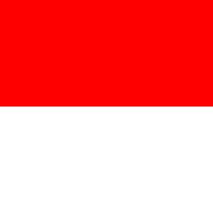Indonesia Flag Sticker Decal / Republic of Indonesia / Republik Indonesia / Bhinneka Tunggal Ika / Jakarta / Indonesian