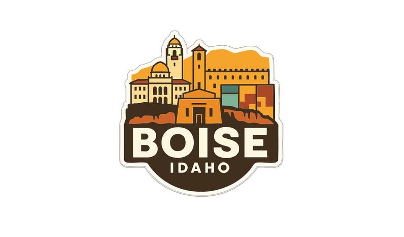 Boise Idaho Sticker Decal Vinyl Die-cut City Skyline Landmark Design - Etsy