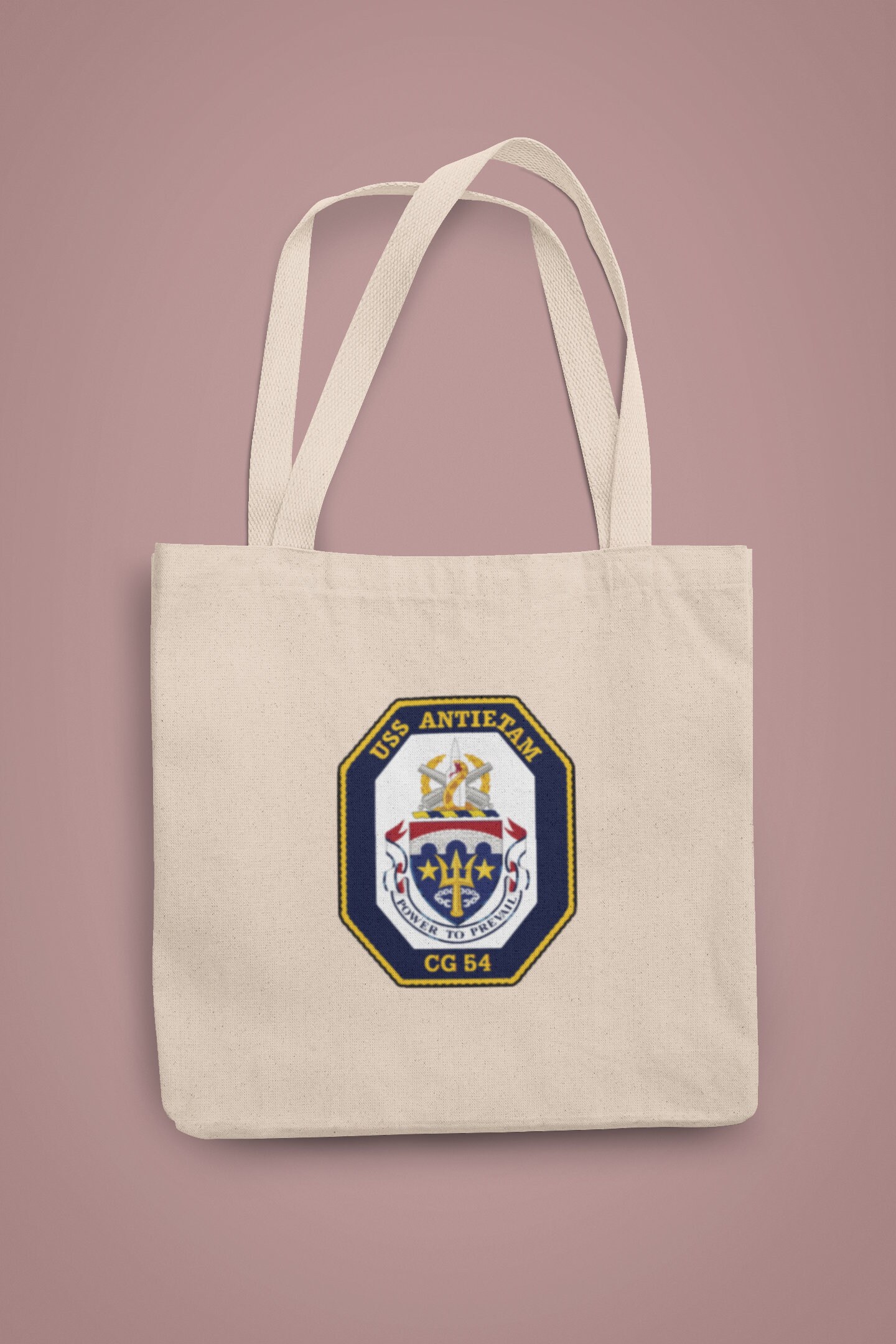 USS Antietam CG-54 Badge Iron on Heat Transfer Vinyl HTV
