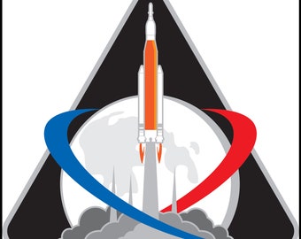 NASA Artemis I Mission Patch Sticker Decal Artemis 1 EM-1 Artemis Program