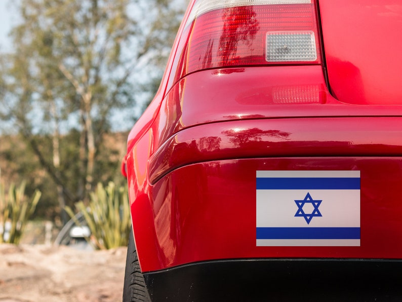 Israel Flag Sticker Decal / State of Israel / Jerusalem / Hebrew / - Etsy