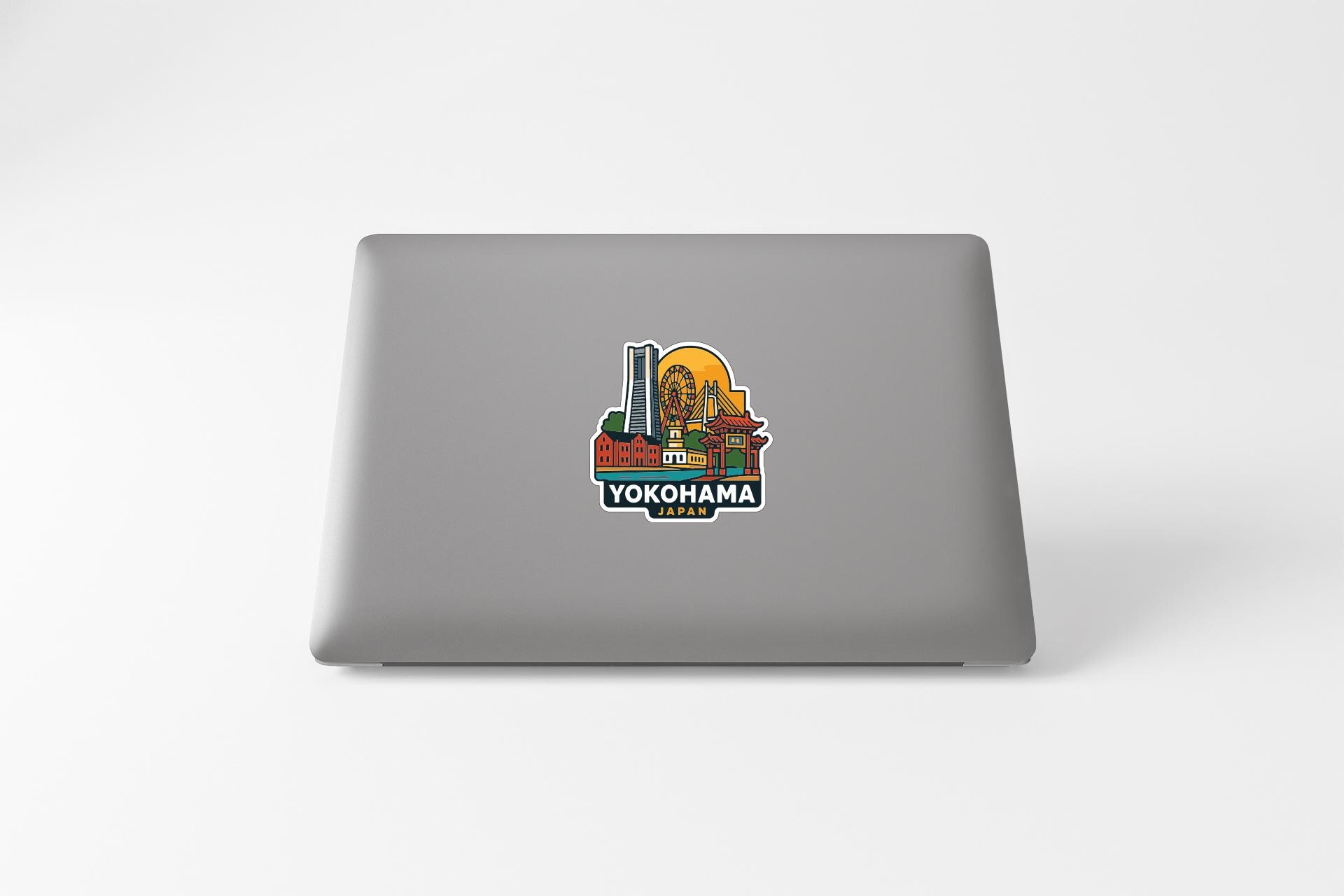 Yokohama Japan Sticker Decal Vinyl Die-cut City Skyline Landmark