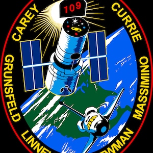 NASA STS-109 missie patch sticker sticker Columbia NASA Space Shuttle missie