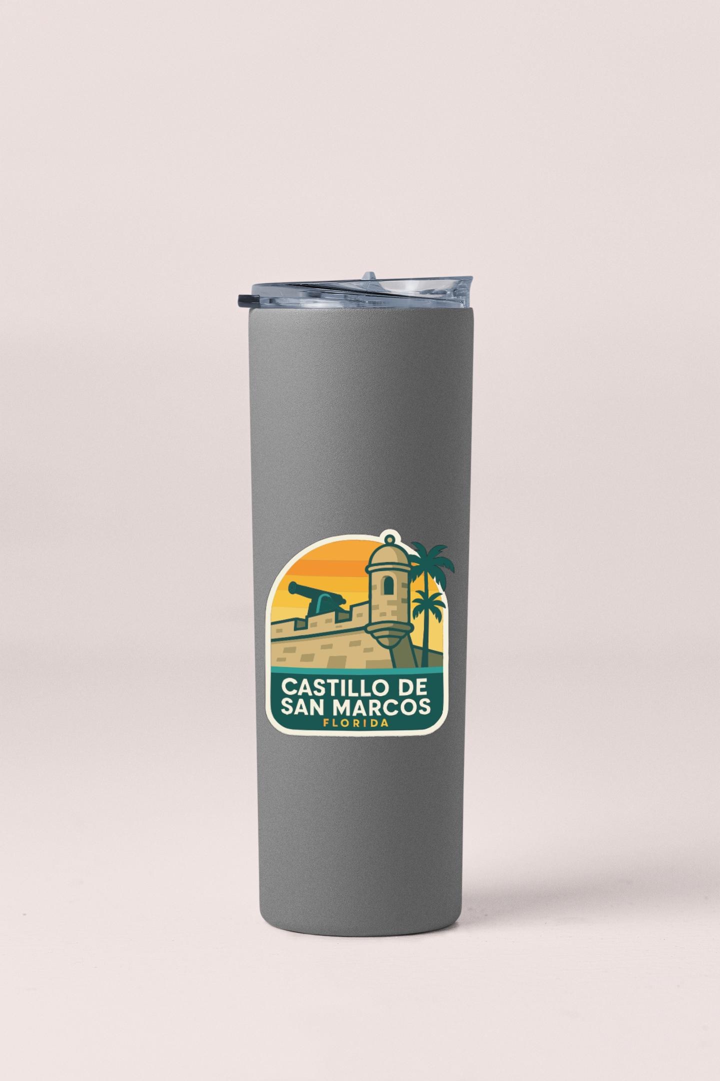 Castillo Sticker Azul Castillo De San Marcos Florida Sticker Decal Vinyl Die-cut Symbolic ...