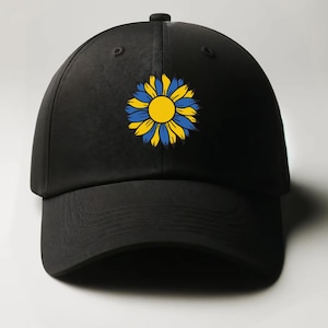 Ukraine Baseball Cap Hat Hook & Loop Closure Volodymyr Zelensky I Stand with Ukraine Slava Ukraini! Pray for Ukraine