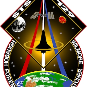 NASA STS-129 missie patch sticker sticker Atlantis NASA Space Shuttle missie