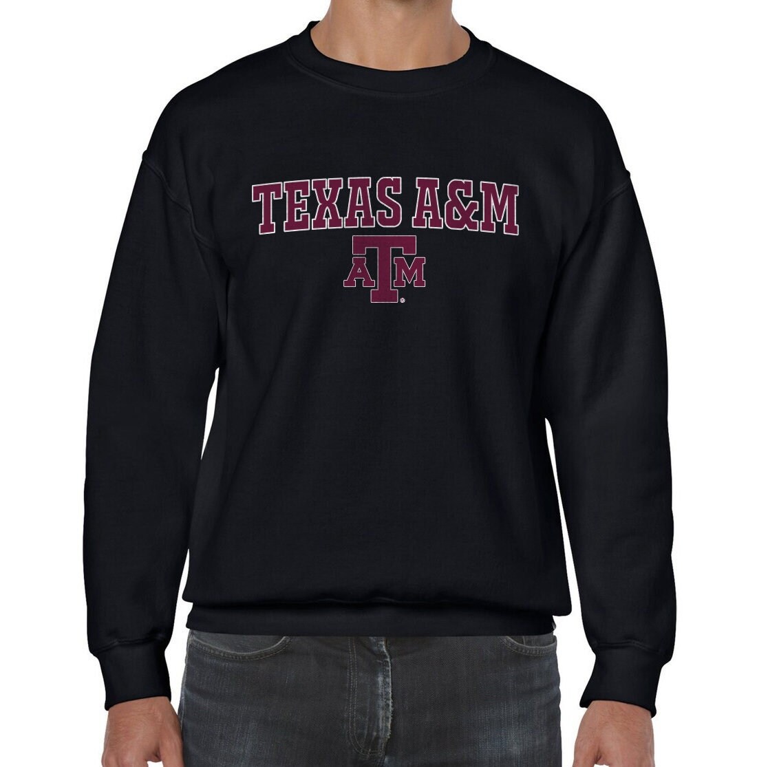 Texas A&M Small Logo Crewneck Sweatshirt