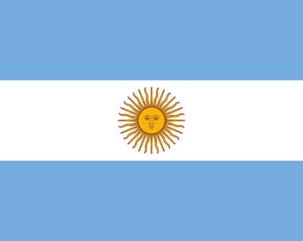 Argentina Flag Sticker Decal / Buenos Aires / En unión y libertad / Argentine Argentinian