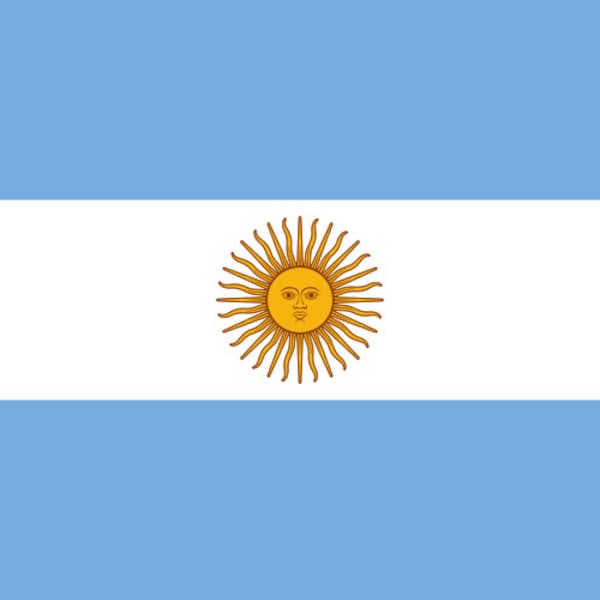 Argentina Flag Sticker Decal / Buenos Aires / En unión y libertad / Argentine Argentinian