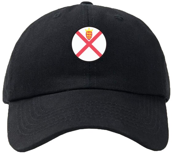 Jersey Flag Circle Baseball Cap Hat Hook & Loop Closure - Etsy