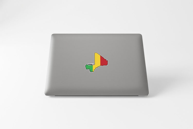 Mali Map Sticker Mali Map Flag Sticker Decal - Etsy