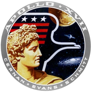 NASA Apollo 17 missie patch sticker sticker NASA Apollo programma