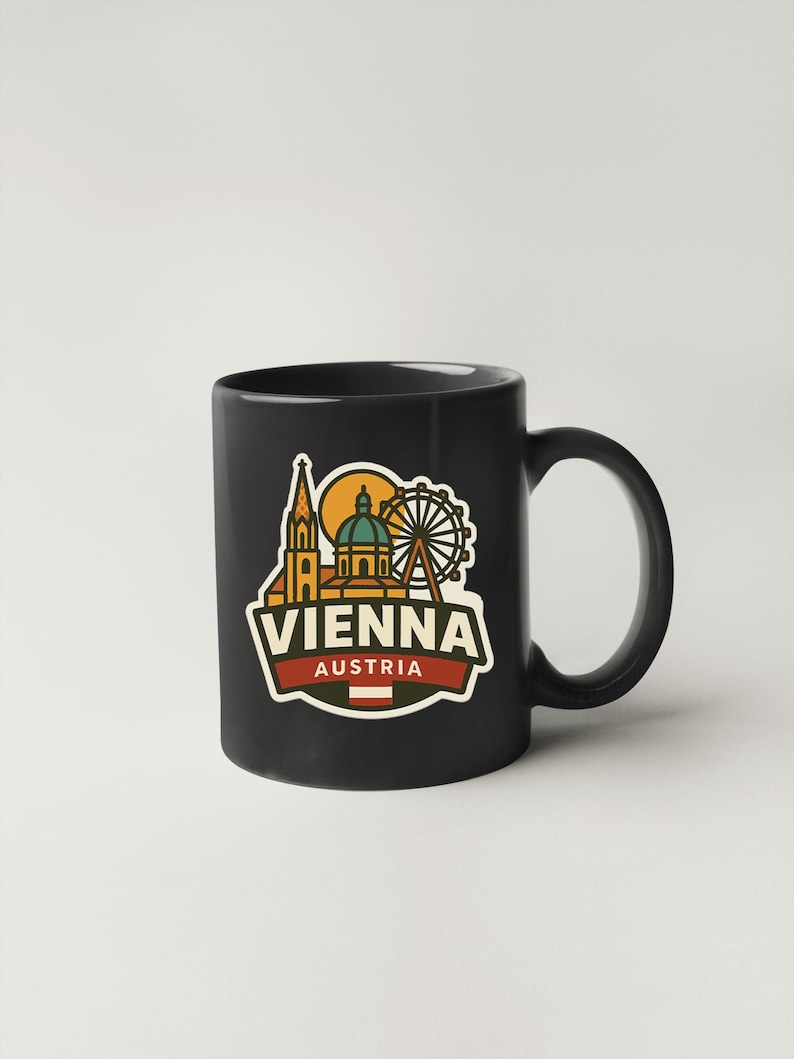 Sticker Wienna Vienna Sticker Decal Vinyl Die-cut City Skyline Landmark Design - Etsy