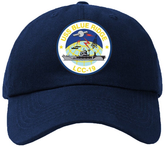 ＼半額SALE／ Blue USS Ridge Loop & Hook Hat Cap Baseball Badge LCC-19 個人装備