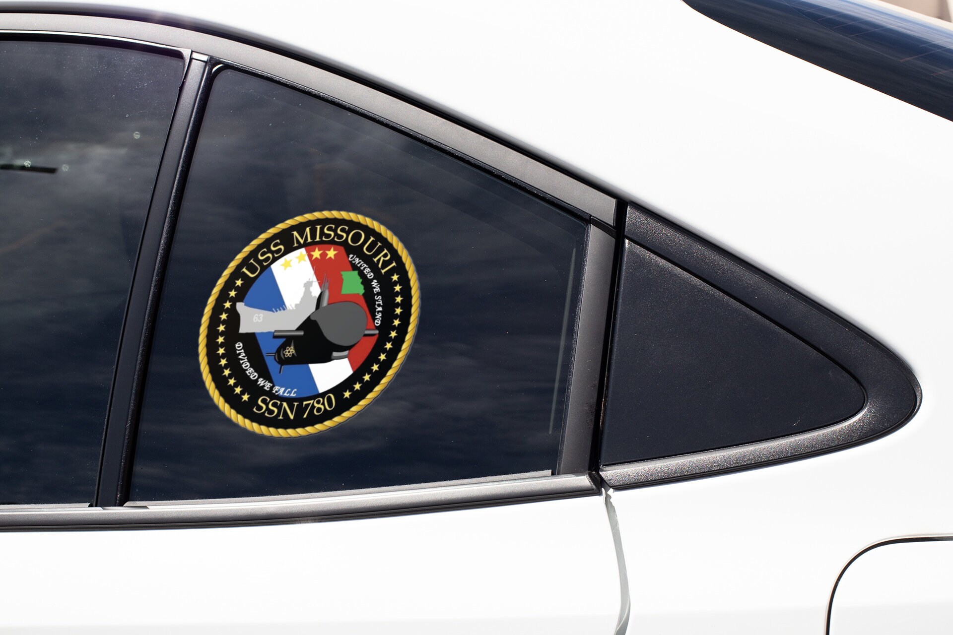 USS Missouri SSN-780 Badge Sticker Decal Virginia Class Attack ...
