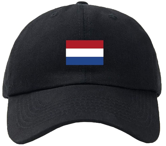 Netherlands Flag Baseball Cap Hat Hook Loop Closure Holland Nederland  Je maintiendrai Amsterdam Dutch
