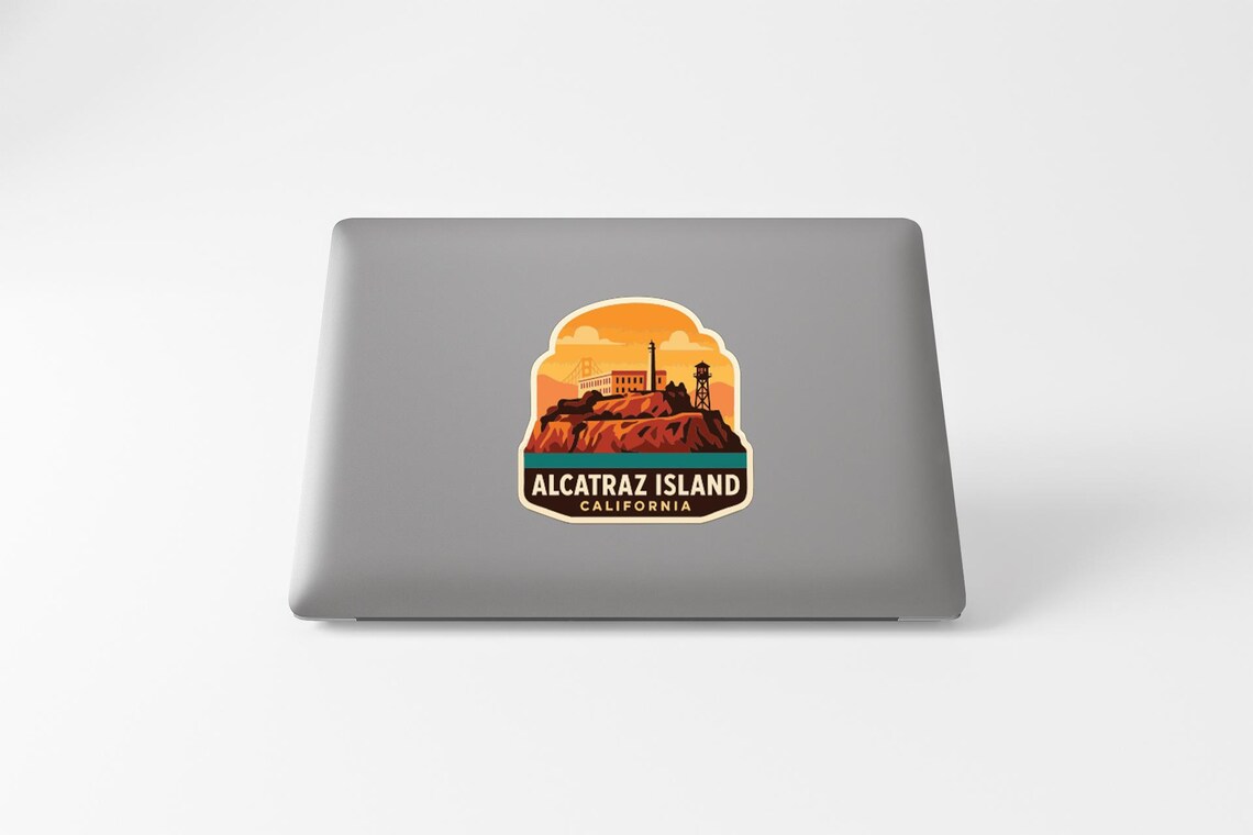 Alcatraz Island California Sticker Decal Vinyl Die-cut Symbolic ...
