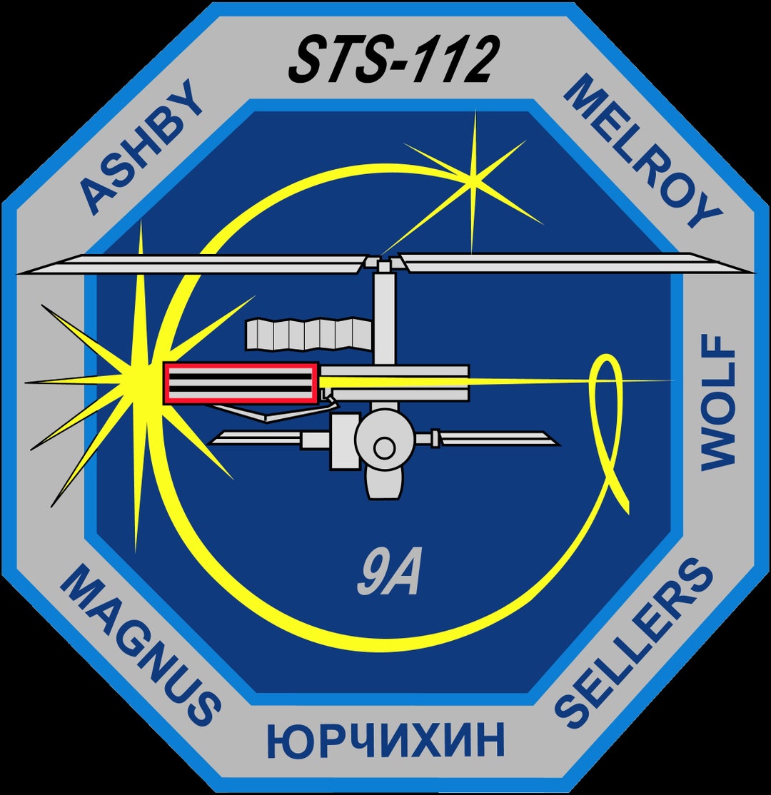 NASA STS-112 Mission Patch Sticker Decal Atlantis NASA Space Shuttle ...