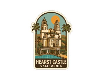 SAN SIMEON CALIFORNIA, Hearst Castle Vintage-Stil Reise