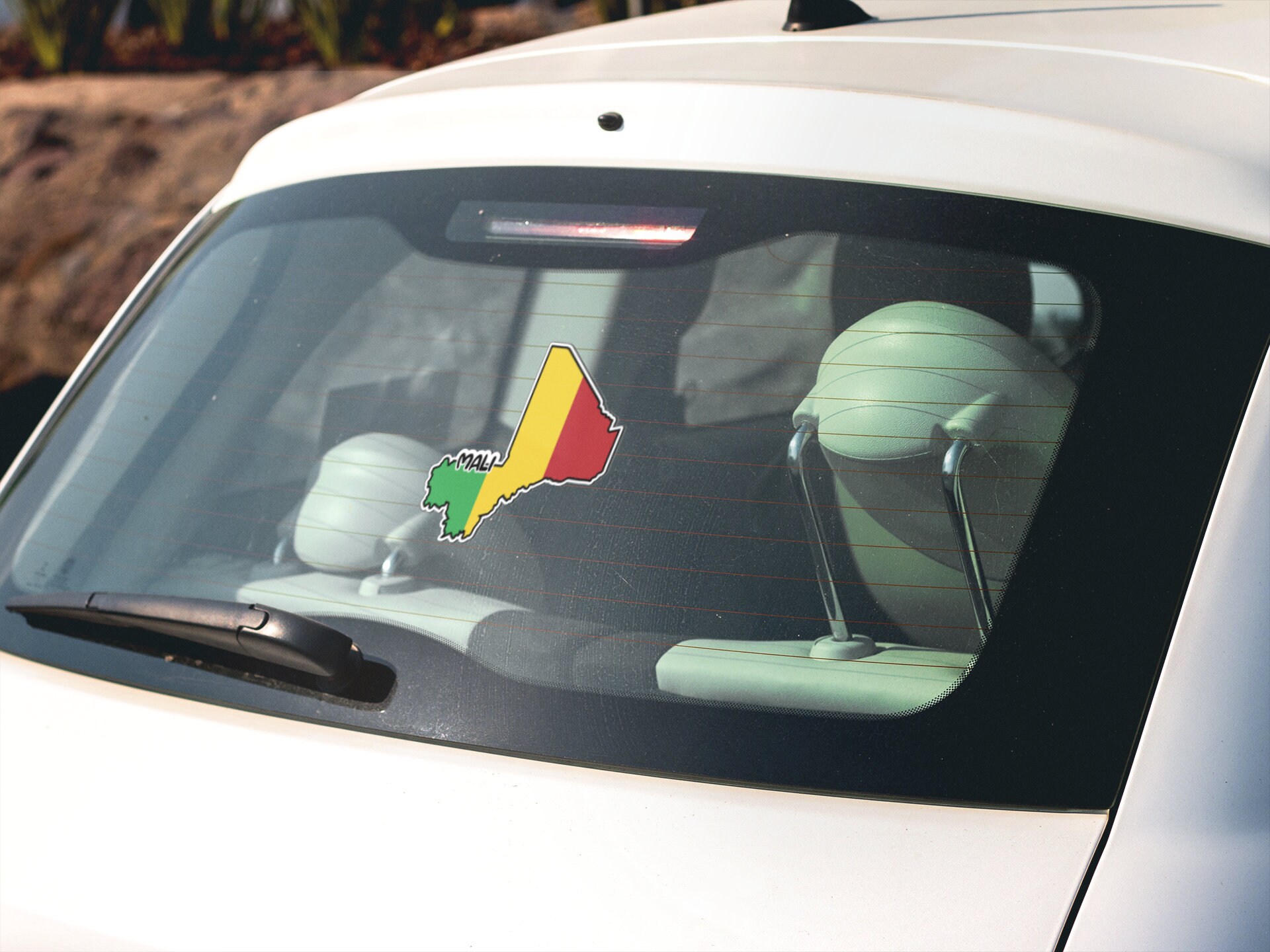 Mali Map Sticker Mali Map Flag Sticker Decal - Etsy