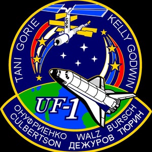 NASA STS-108 missie patch sticker sticker Endeavour NASA Space Shuttle missie