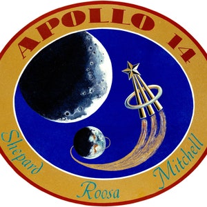 NASA Apollo 14 missie patch sticker sticker NASA Apollo programma