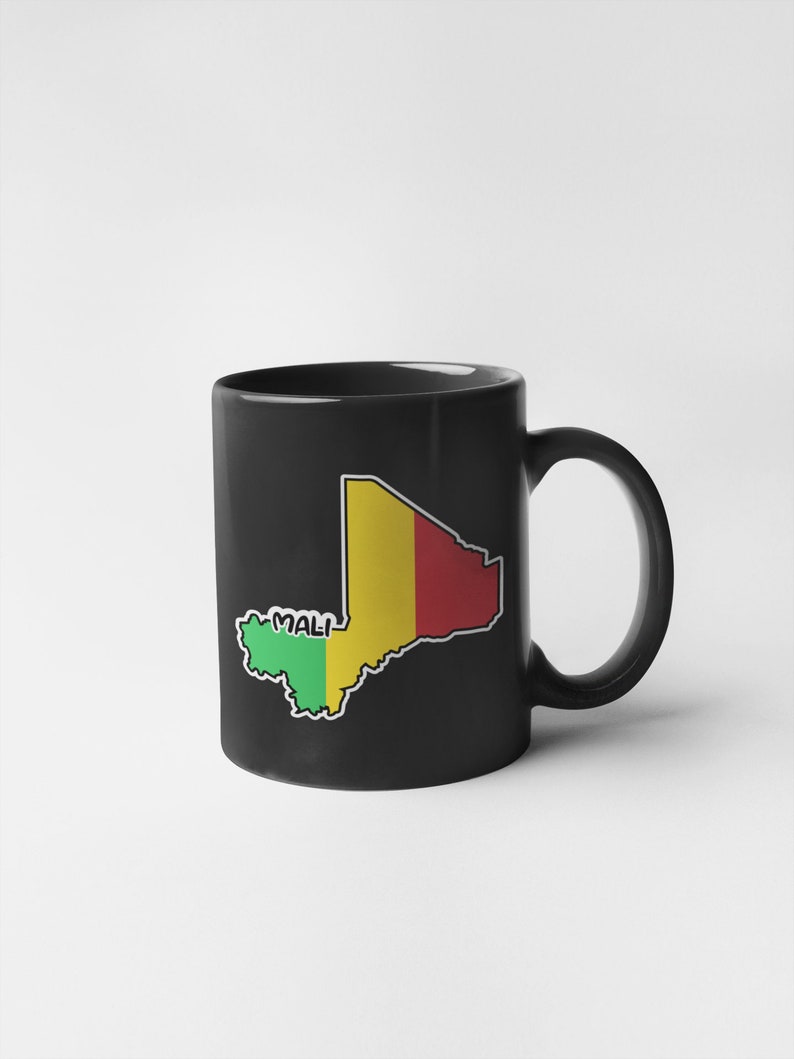 Mali Map Sticker Mali Map Flag Sticker Decal - Etsy