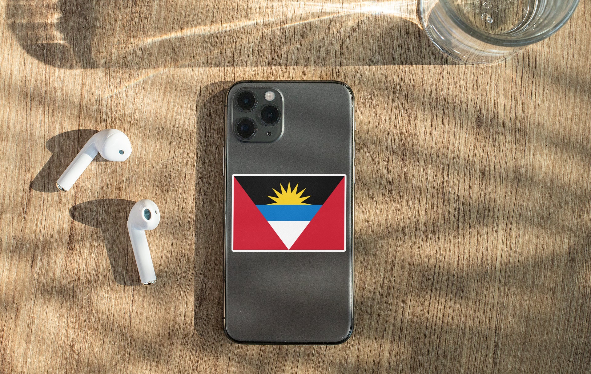 Antigua and Barbuda Flag Sticker Decal - Etsy