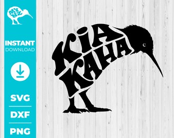 Kia Kaha Svg, Kiwi Svg, New Zealand Svg, Maori Svg, Kiwiana, Stay Strong Svg, Love New Zealand, New Zealand Print, Art Of New Zealand