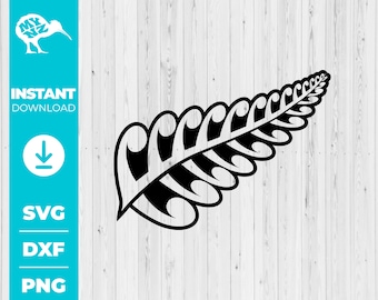 Koru Fern SVG, Nieuw-Zeelandse spiraalvaren kunst, Polynesisch botanisch ontwerp, Cricut gesneden bestand