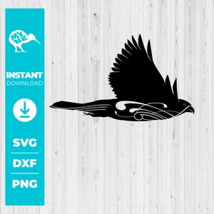 Nova Zelândia Falcon Svg, Nova Zelândia Bird Svg, Bird Art Svg, Falcon Art, Falcon Svg, Native Nz Bird, Bird Cricut Svg, Cricut Svg, Bird Svg