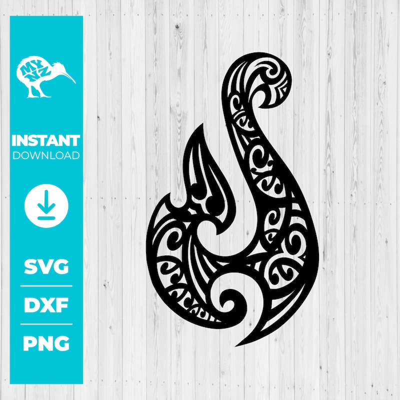 Koru R Lettering Maori Koru Pattern - Etsy