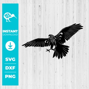 Nz Falcon Bird Svg, Karearea Falcon, Maori Design Bird, Bird Svg, Nz Bird Svg, Bird Art, Nova Zelândia Print, Print Bird, Nz Print, Cricut Svg