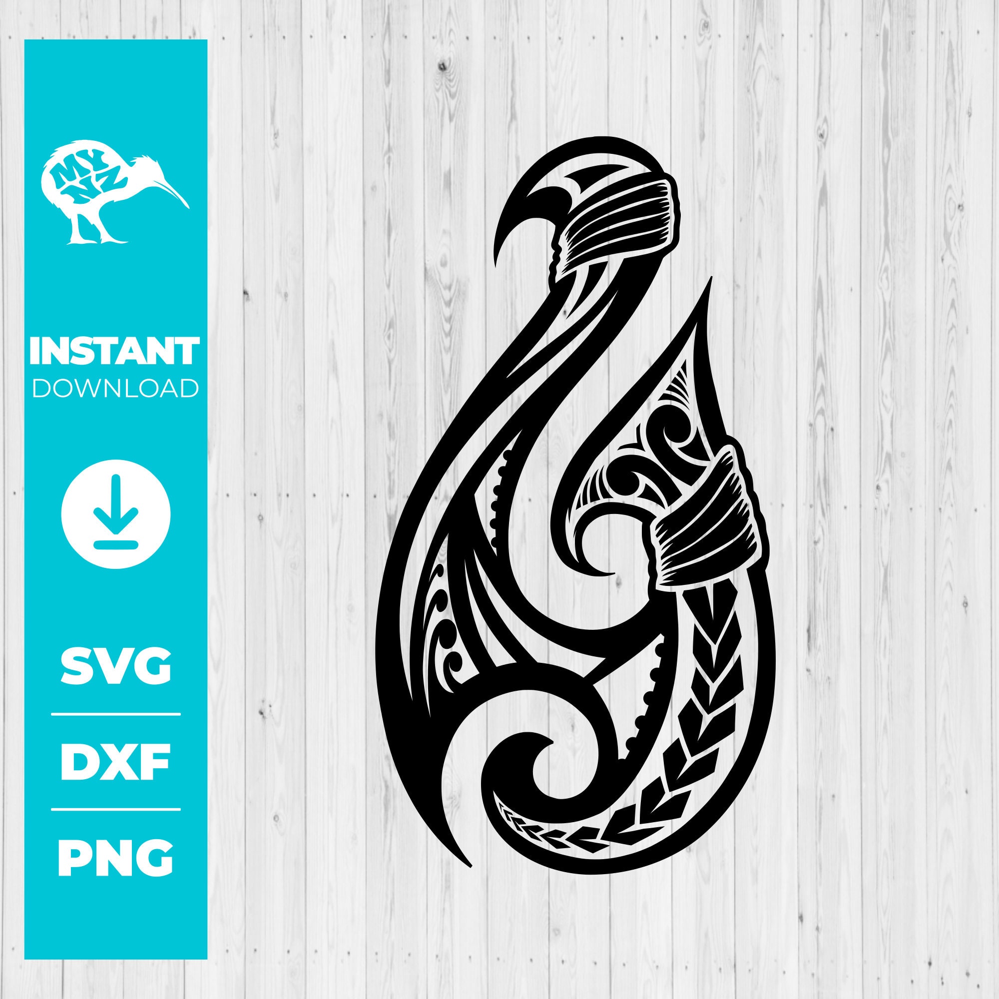 Maori Fish Hook Svg 