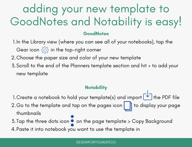 ADHD Daily Planner Template Digital Version for Goodnotes Etsy