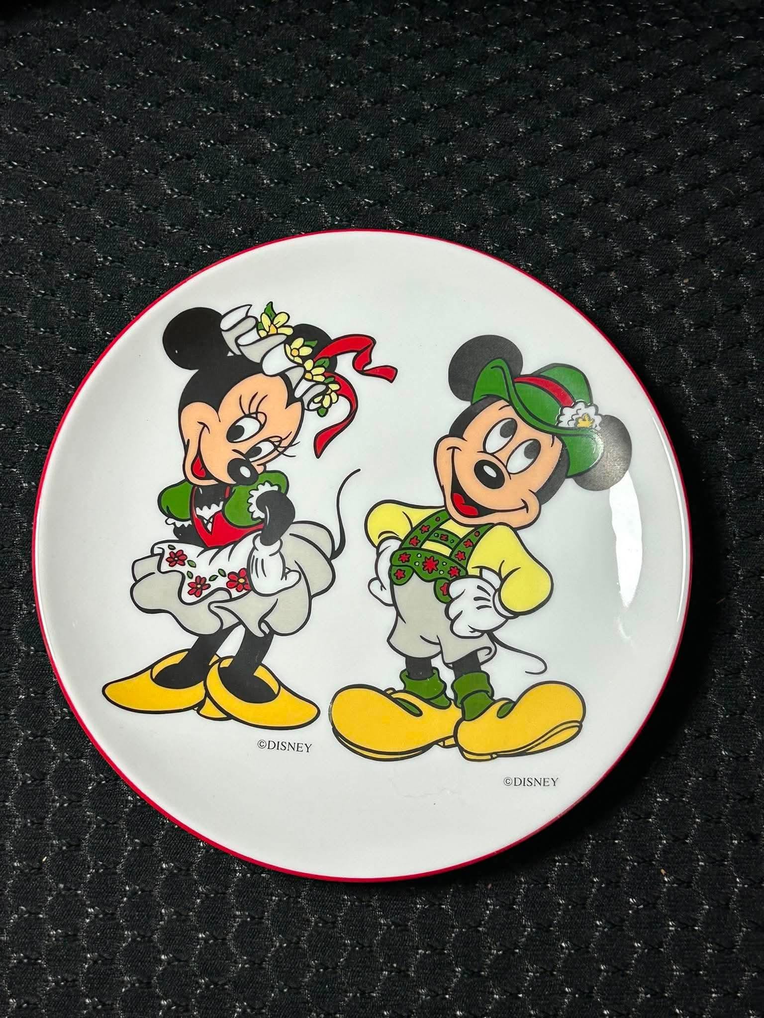 Ceramic Mickey Plate - Etsy