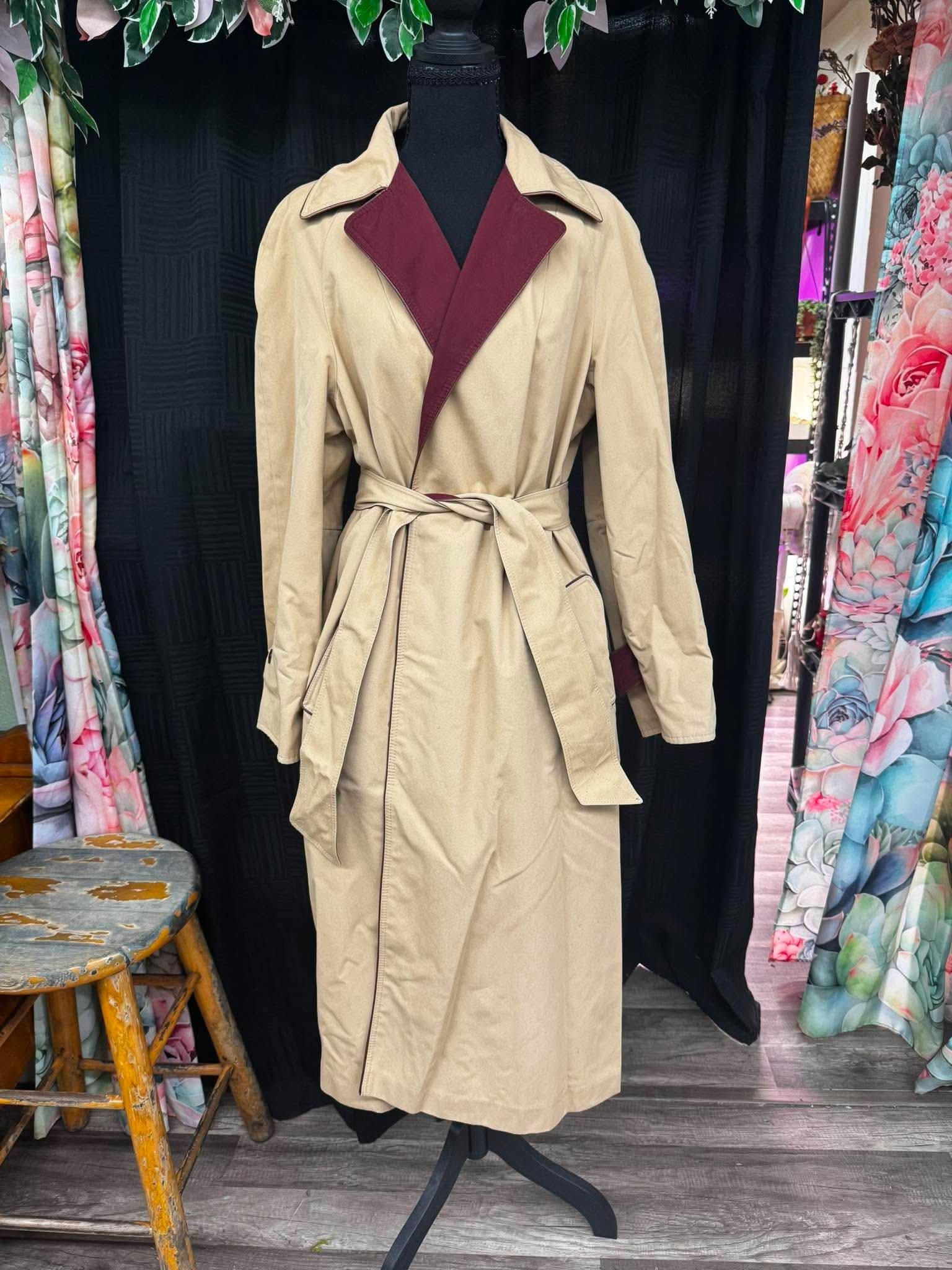 AIGNER ミディアムコート Vintage Etienne Aigner Trench Coat - Etsy