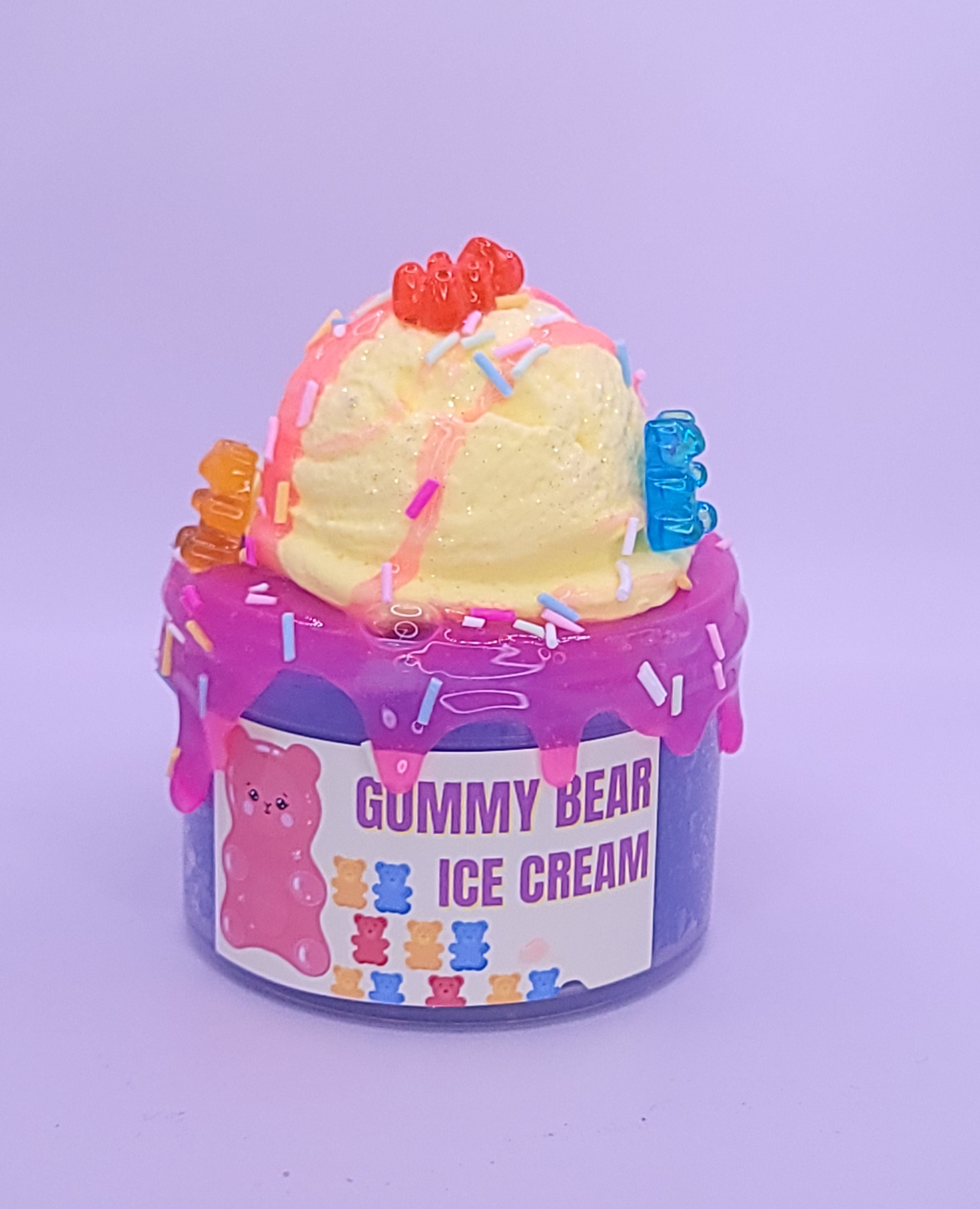 DIY Gummy Bear Ice Cream DIY Clay Slime Kit Icee Slime Gifts for Kids Sprinkles Clay Add In Slime Shop Birthday Gifts for Kids Etsy