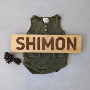 Wooden Name Puzzle | New Baby Gift, Wooden Toys for Kids, Custom Toddler Toys, First Birthday, Baby Shower, Nursery Decor, Personalized Sign